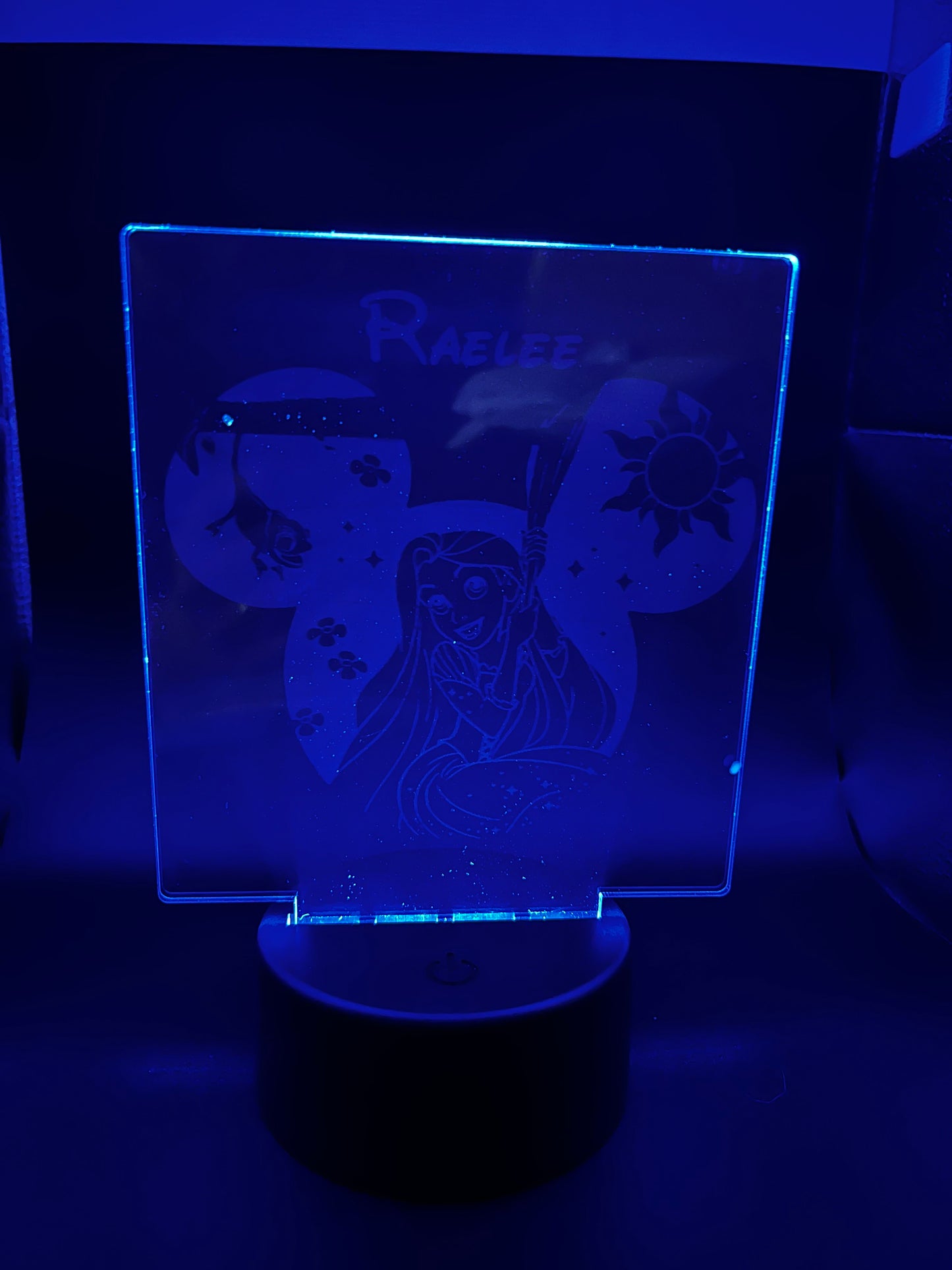 Acrylic 3D LED Night Lights w/Remote (Rectangle)
