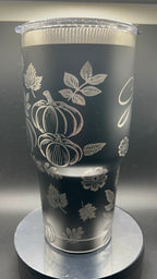 30 oz Fall “Grateful” Full-wrap Tumbler
