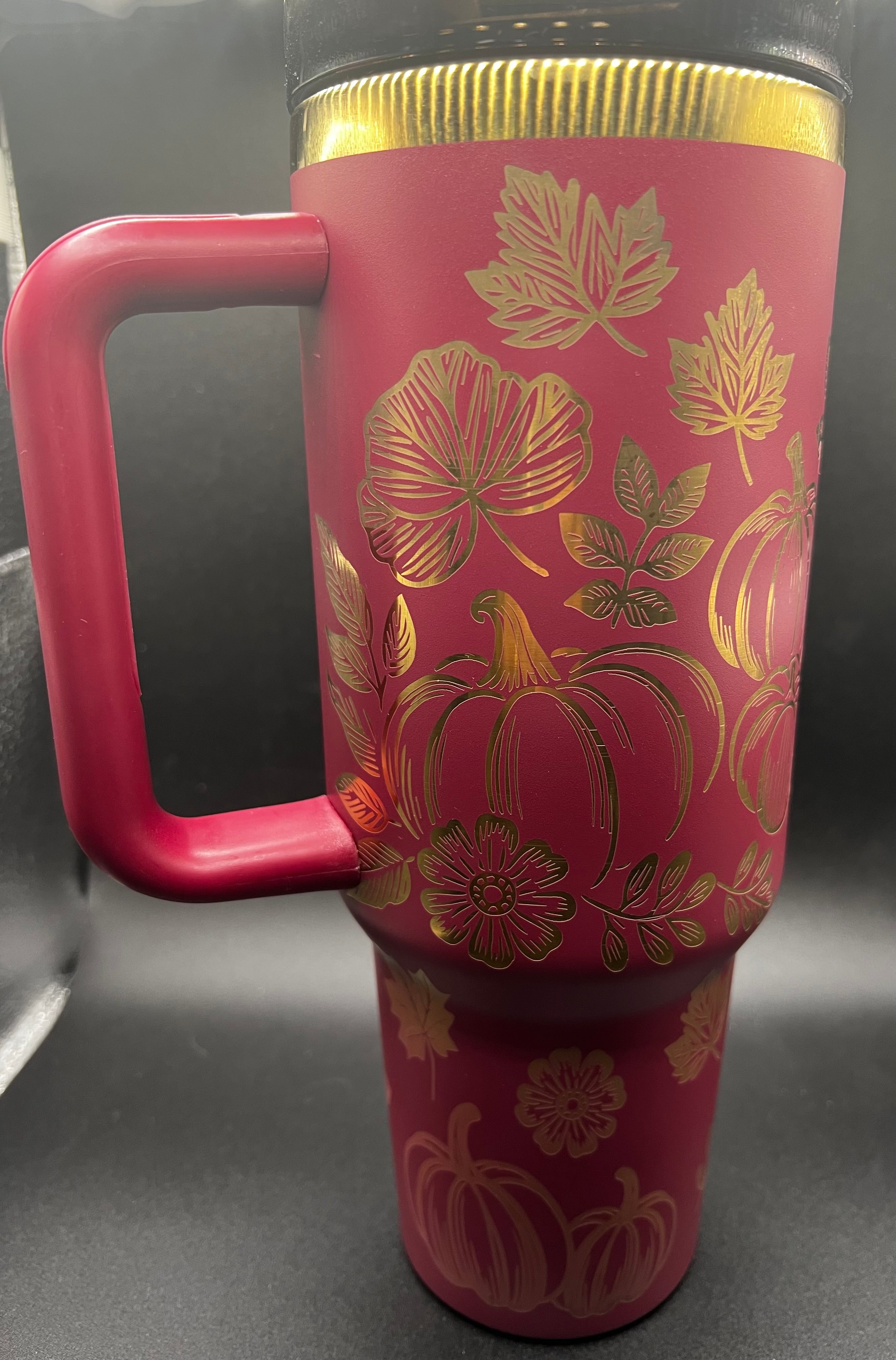 40 oz “Grateful” (Fall) Full-wrap Tumbler