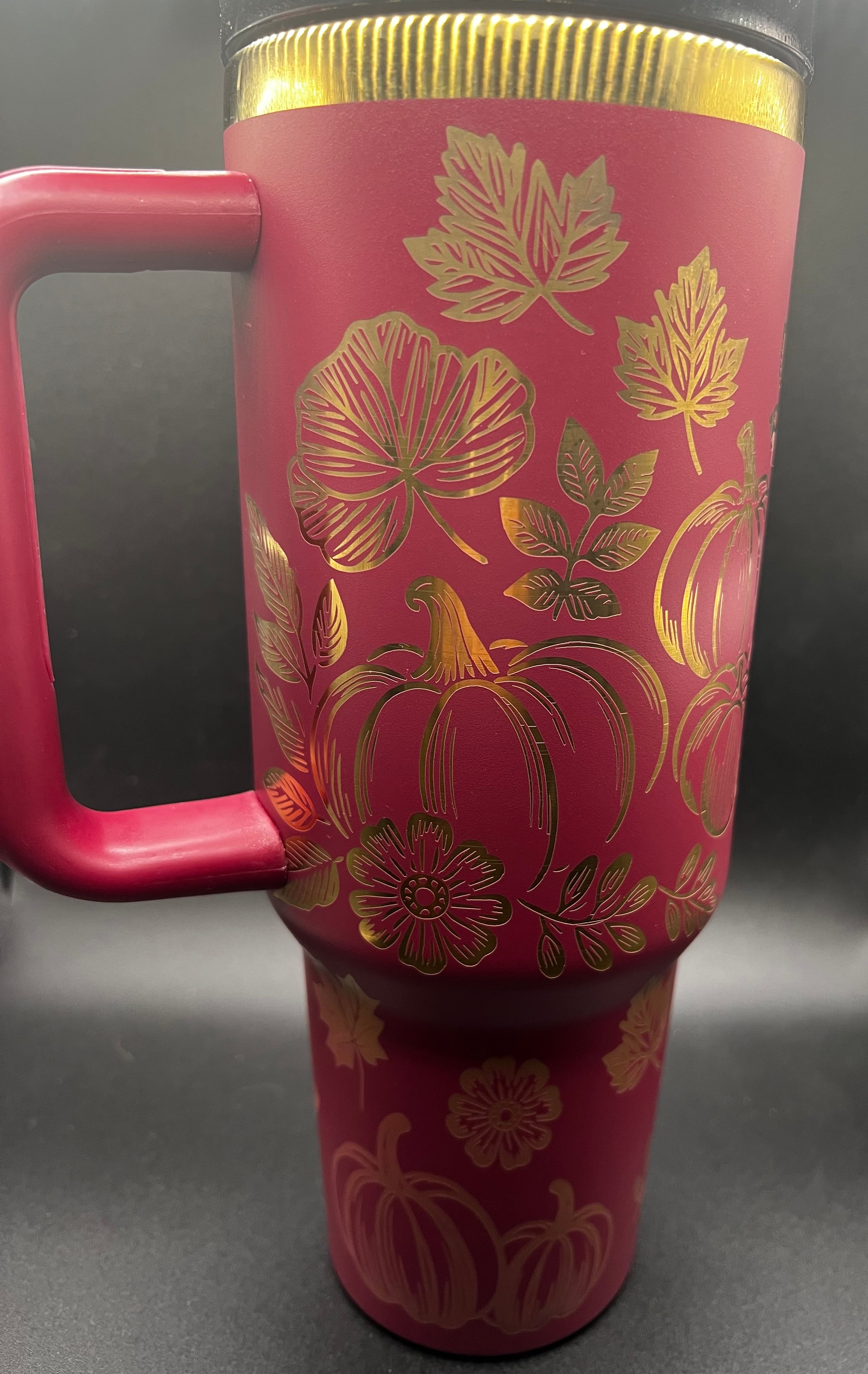 40 oz “Grateful” (Fall) Full-wrap Tumbler