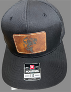Trucker Snapback Hat w/Leather Patch (Men's)