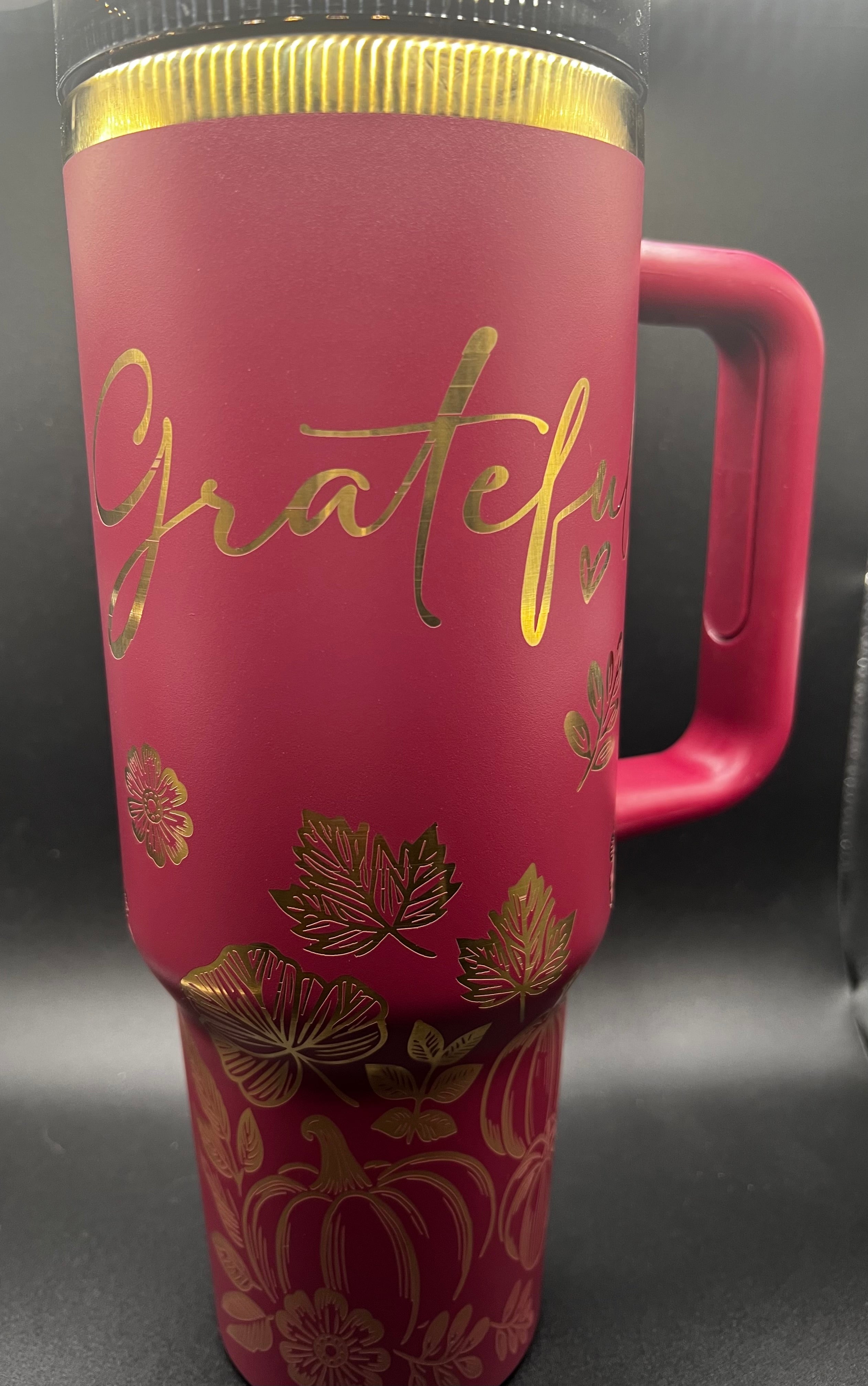 40 oz “Grateful” (Fall) Full-wrap Tumbler