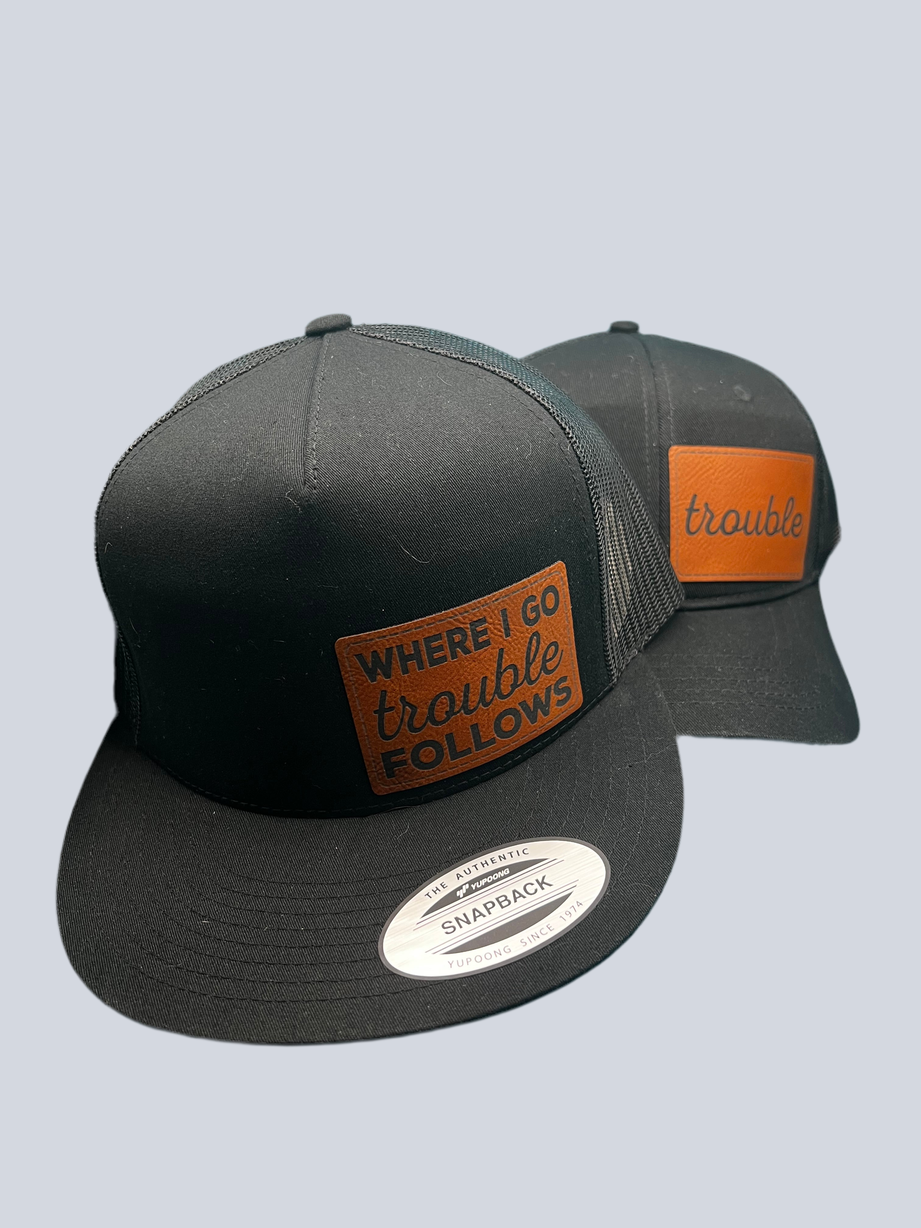 Adult & Youth “Trouble” Hat set