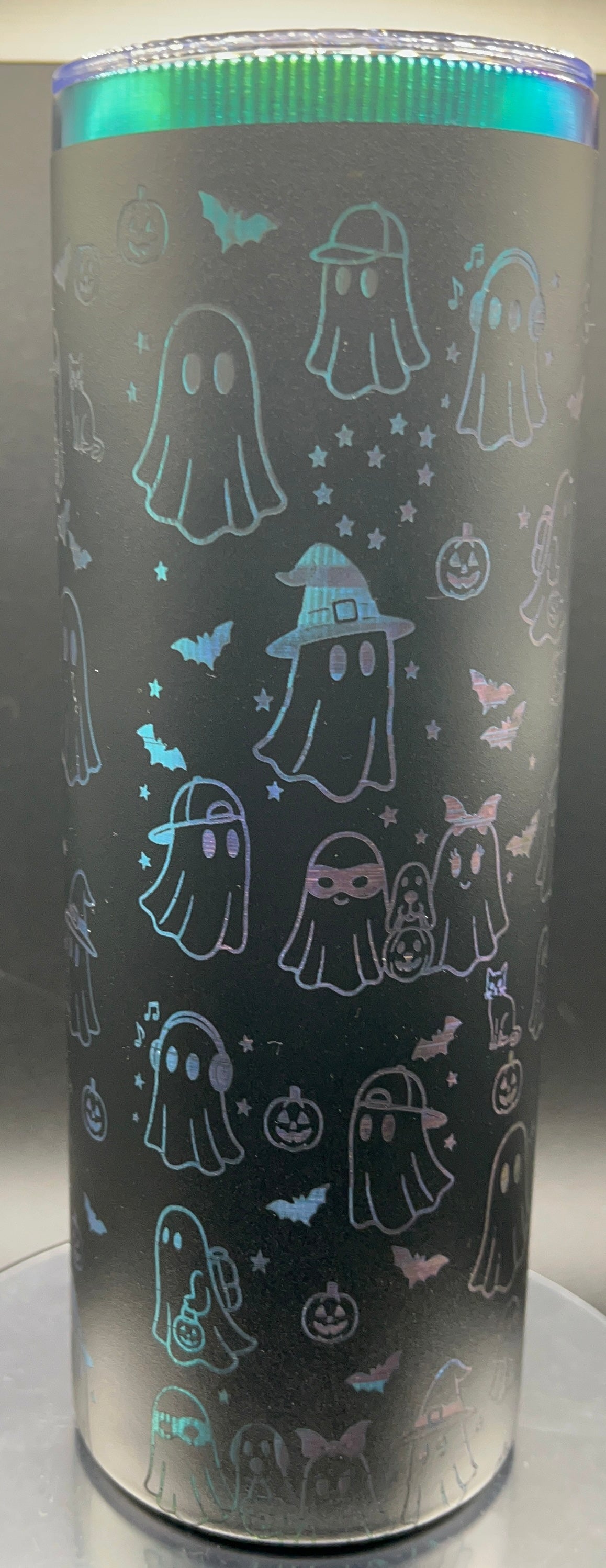 20 oz Skinny Halloween “Cute Ghosts” Full-wrap Tumbler