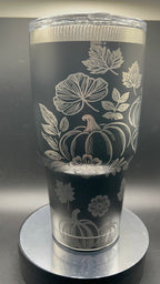 30 oz Fall “Grateful” Full-wrap Tumbler